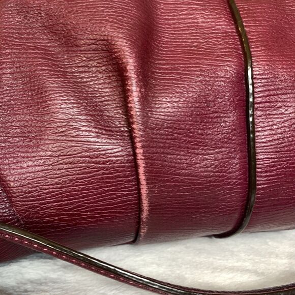 Coach Madison Burgundy Leather Pinnacle Drifter Satchel Shoulder Bag #21503 - Picture 6 of 16